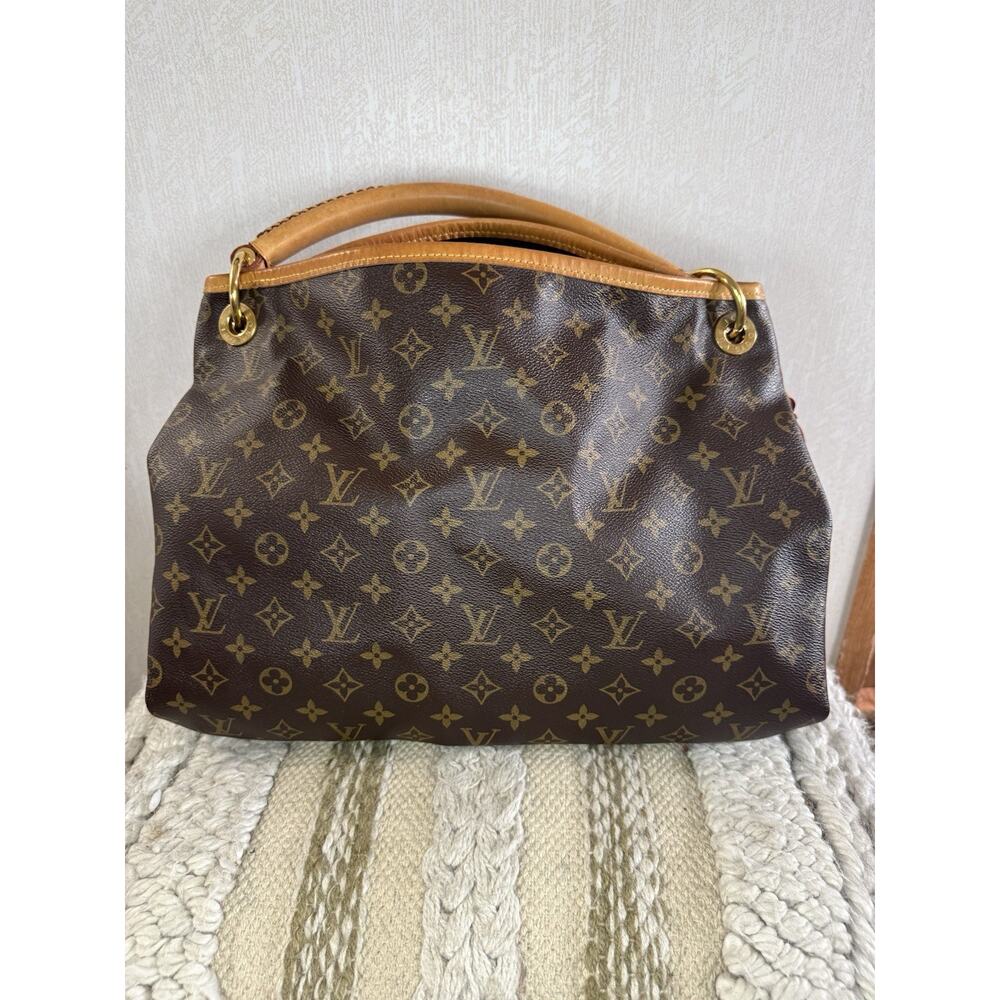 Louis Vuitton Artsy NV MM Monogram M44869 + LV Strap Box Dust Bag Receipt - Picture 10 of 16